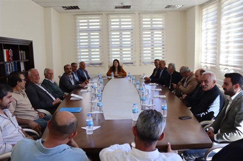 Sayın Kaymakamımız Kübra DEMİRER, Mahalle Muhtarlarımız ile toplantı yaptı. 